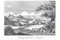 Klášterec Felixburg, Heber, litografie, 1844