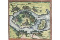Cefala, Braun Hogenberg., kolor. mědiryt, 1635