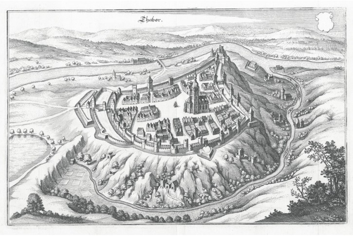 Tábor, Merian M., mědiryt 1650