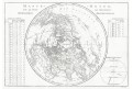Bonne R., Mappe Monde, mědiryt, 1788