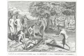 Pohřbívání Venezuela, Picard, mědiryt, 1723