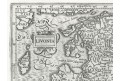 Pomerania, Ortelius miniatur, mědiryt, 1598