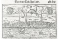 Riga,  Münster, dřevořez, 16. stol.
