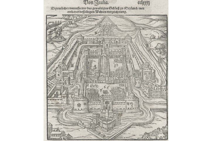 Milano, Münster S., dřevořez, 16 stol.