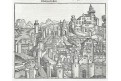 Tivoli - Tiburtina, Schedel, dřevořez 1493