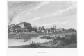Roudnice , Haase, oceloryt, 1840