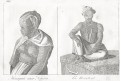Afrika kroje, mědiryt, (1820)