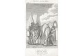 Afrika kroje Maurové, mědiryt, (1820)