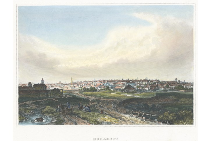 București, Meyer, kolor. oceloryt, 1850