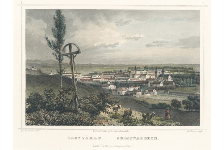 Oradea Varadin, Rohbock, kolor.oceloryt 1863