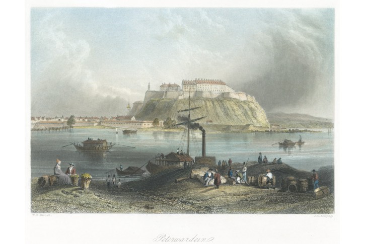 Petrovaradín, Beattie, oceloryt, 1844