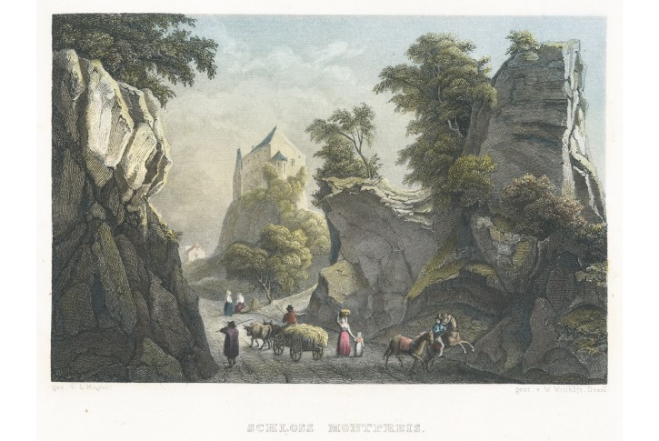 Planina pri Sevnici, Seidl, kolor. oceloryt, 1841