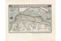 Ortelius A. : Barbaria, mědiryt, 1572