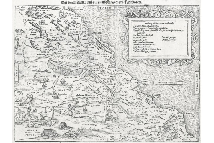 Jüdisch Land, Münster, dřevořez, 1574