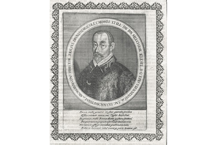 Melchior Khlesl, Merian,  mědiryt 1651