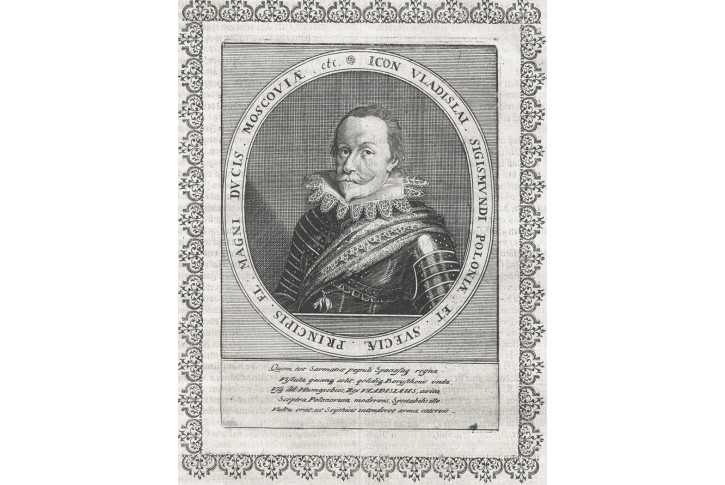 Vladislav IV. Polský, Merian, mědiryt 1651