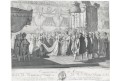 Napoleon ženitba, Lasinio,  mědiryt, 1811