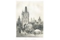 Praha, Chapuy, litografie, 1844