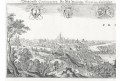 Praha, Gottfried, mědiryt, 1649
