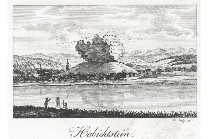 Jestřebí, Gerle, mědiryt, 1823