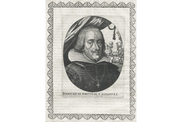 Ivan IV. Portugalský král, Merian, mědiryt 1643