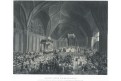 Korunovace Ferdinada I. II.,  litografie, 1836