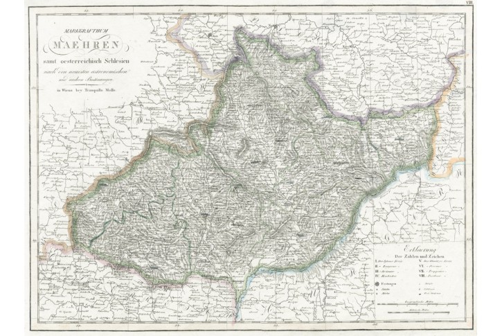 Mollo T.: Maehren, mědiryt, 1804