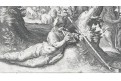 Merkur a Batus, Goltzius dílna, mědiryt 1589