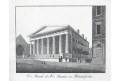Philadelphia Bank Ver. Staaten, litografie, (1840)