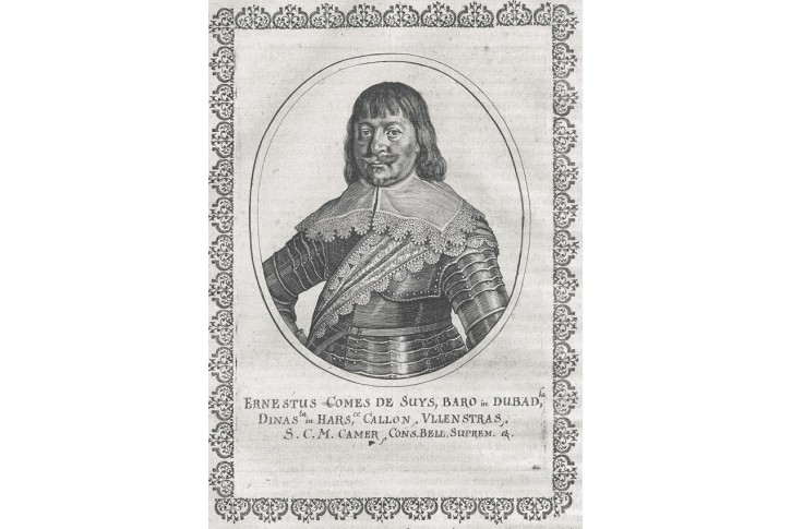 Ernst de Suys, Merian, mědiryt, (1650)