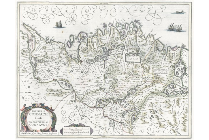 Janssonius: Connacht, mědiryt, (1640)