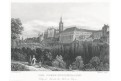 Praha Jelení příkop, Morstadt, oceloryt, (1850)