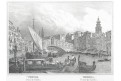 Venezia Rialto, oceloryt ,(1840)