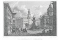 Salzburg Residenz Platz, Lange, oceloryt, 1840