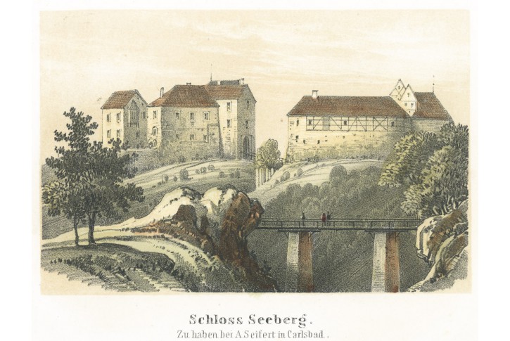 Ostroh, kolor. litografie, (1860)