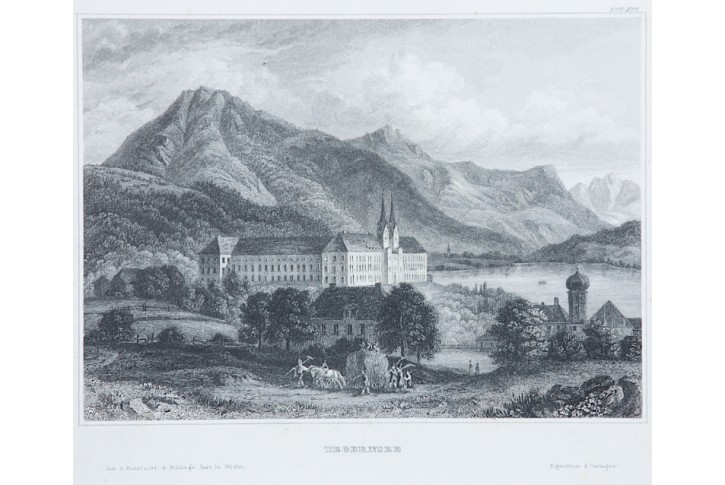 Tegersee, Meyer, oceloryt, 1850