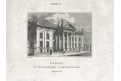 Oxford univerzita, mědiryt, 1804