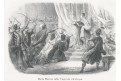 Marie Terezie Uhersk&yacute; sněm,  litografie, 1846