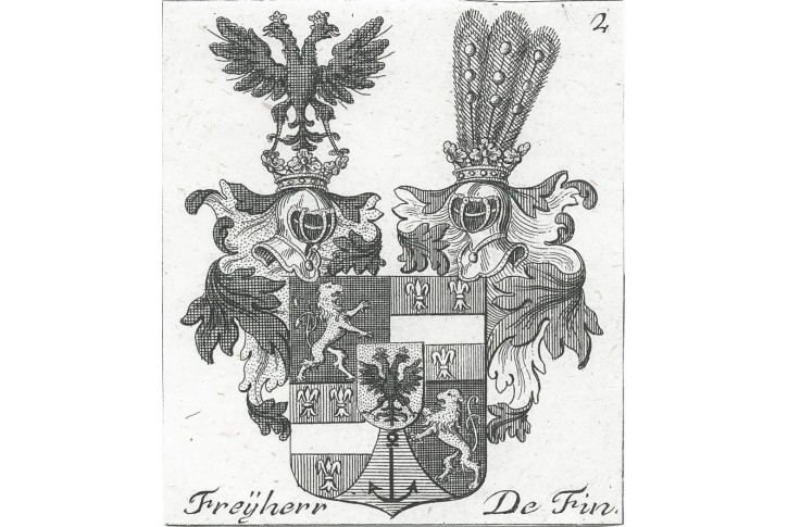 De Fin svobodn&yacute; p&aacute;n, mědiryt, (1760)