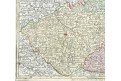 Seutter G.M.: Reg. Bohemia, kolor. mědiryt, 1740