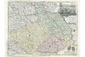Seutter G.M.: Reg. Bohemia, kolor. mědiryt, 1740