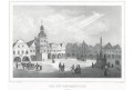 Hostinn&eacute; n&aacute;měst&iacute;, Semmler, litografie, 1845