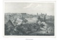 Dvůr Kr&aacute;lov&eacute; nad Labem, Semmler, litografie, 1845