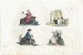 Roční období, kolor. mědiryt, (1800)