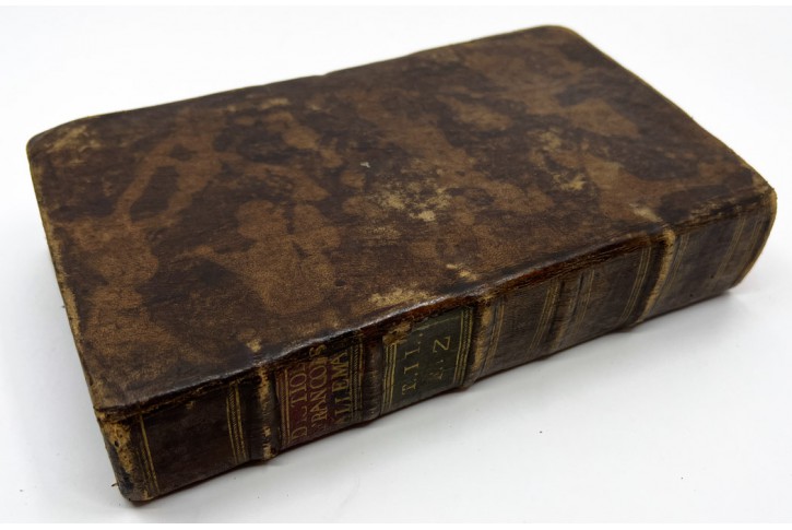 Dictionnaire Francois-Allemand II., Berlin 1789