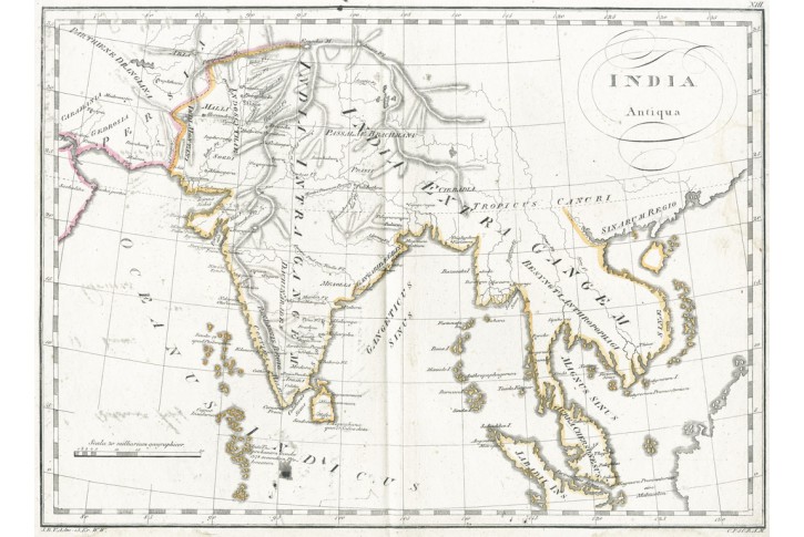 India Antiqua, mědiryt, 1820
