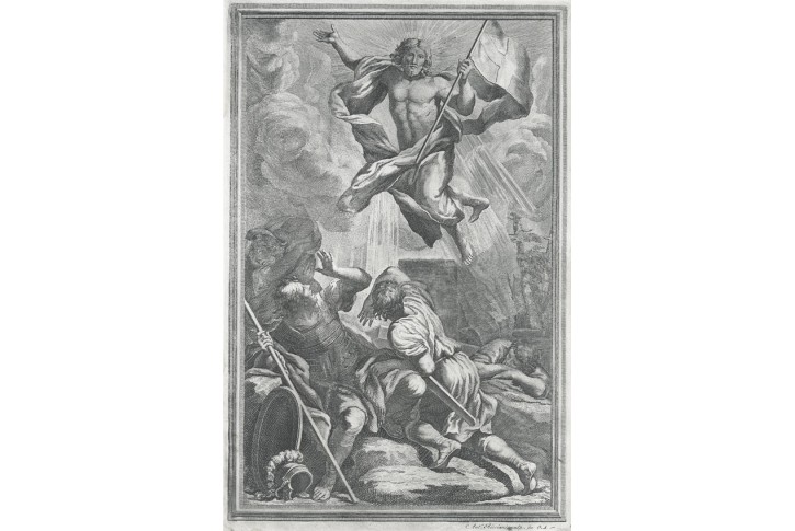 Jež&iacute;&scaron; zmrtv&yacute;chvst&aacute;n&iacute;, Ricciani, mědiryt, (1810)