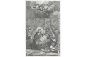 Kristus narozen&iacute;, Ricciani, mědiryt, (1810)