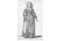Hollar V.: Mulier Calabra, mědiryt, 1649