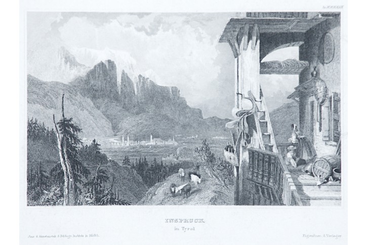 Innsbruck, Meyer, oceloryt, 1850